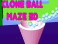 Lojë Clone Ball Maze 3D