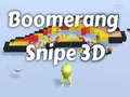 Lojë Boomerang Snipe 3D