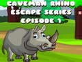 Lojë Caveman Rhino Escape Series Episode 1