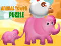 Lojë Animal Tower Puzzle