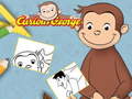 Lojë Curious George Coloring Book