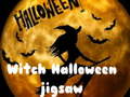 Lojë Witch Halloween Jigsaw