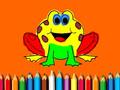 Lojë Back To School: Frog Coloring Book