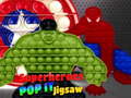 Lojë Superheroes Pop It Jigsaw