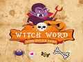 Lojë Witch Word Halloween Puzzel Game