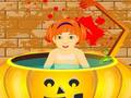 Lojë Little Baby Halloween Bathing