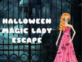 Lojë Halloween Magic Lady Escape