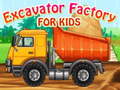 Lojë Excavator Factory For Kids