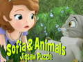 Lojë Sofia And Animals Jigsaw Puzzle