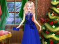 Lojë Elsa Frozen Christmas Dress up