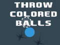 Lojë Throw Colored Balls