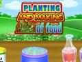 Lojë Planting and Making Of Food