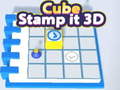 Lojë Cube Stamp it 3D