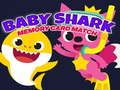 Lojë Baby Shark Memory Card Match