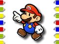 Lojë Back To School  Mario Coloring