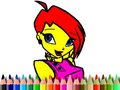 Lojë Back To School Winks Coloring Book