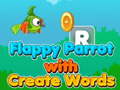 Lojë Flappy Parrot with Create Words