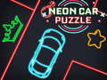 Lojë Neon Car Puzzle