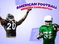 Lojë American Football Memory Card Match