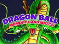 Lojë Dragon Ball memory card match