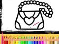 Lojë Girls Bag Coloring Book