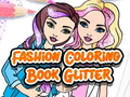 Lojë Fashion Coloring Book Glitter