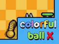 Lojë Colorful ball X