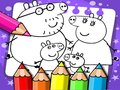 Lojë Peppa Pig Coloring Book