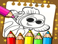 Lojë Finding Nemo Color Book 