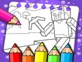 Lojë Minecraft Coloring Book