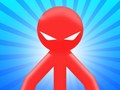 Lojë Red Stickman vs Monster School