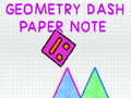 Lojë Geometry Dash Paper Note