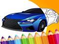 Lojë Japanese Luxury Cars Coloring Book 