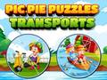 Lojë Pic Pie Puzzles Transports