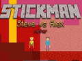 Lojë Stickman Steve vs Alex Nether