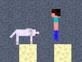 Lojë Minicraft: Steve And Wolf Adventure