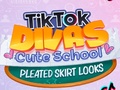 Lojë TikTok Divas Cute School Pleated Skirt Looks