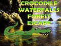 Lojë Crocodile Waterfalls Forest Escape