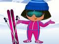 Lojë Dora Ski Dress up 