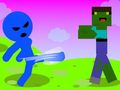 Lojë Stickman Zombie Escape