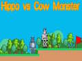 Lojë Hippo vs Cow Monster