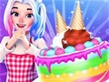 Lojë Cute Doll Cooking Cakes