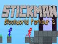 Lojë Stickman Blockworld Parkour 2