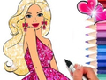 Lojë Coloring Book: Barbie