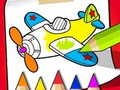 Lojë Coloring Book: Cute Plane