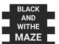Lojë Maze Black And Withe
