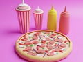 Lojë Coloring Book: Pizza