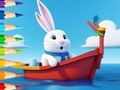 Lojë Coloring Book: Sailing Rabbit