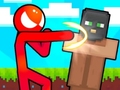 Lojë Stickman vs Villager: Save the Girl
