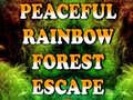 Lojë Peaceful Rainbow Forest Escape 
